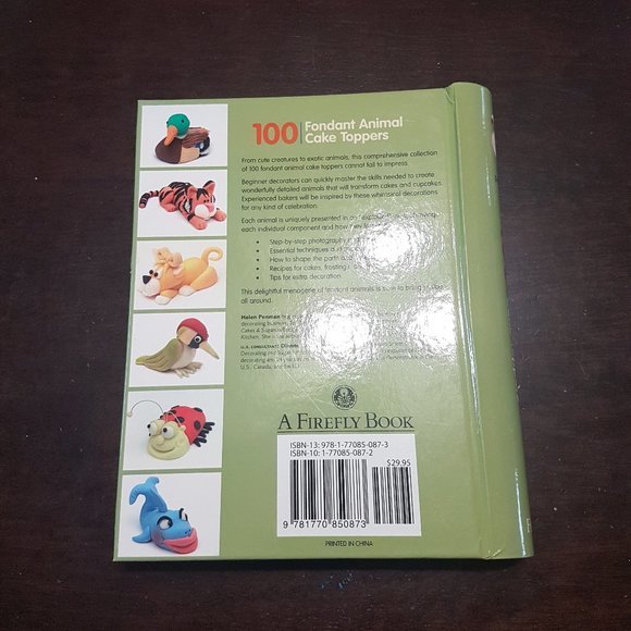 Mix & Match 3 for $10 Books! -100 Fondant Animal Cake Topper: Make Cute Creature - Picture 5 of 5